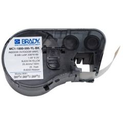 BRADY MC1-1000-595-YL-BK CARTR