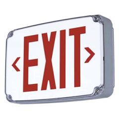 HUW CEWSRE RED LED EXIT SIGN