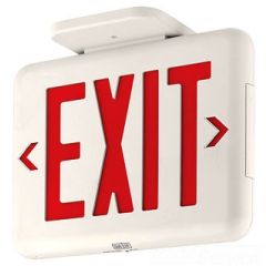 DUAL EVEURWE RED LED EXIT SIGN