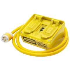 HUBW GFP15M 4-OUTLET YEL PORT