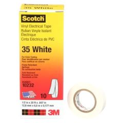 3M 35 WHTE-1/2X20FT CODE TAPE