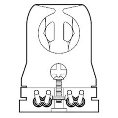 LEV 13353-NX FLUOR LAMPHOLDER