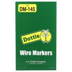 DOTTIE DM-145 1-45 WIRE MARKER