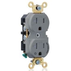 LEV 5362-1PG 20A GY RECEPTACLE