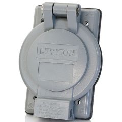 LEV 7420-G 1G RECEPTACLE COVER
