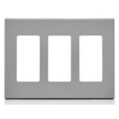 LEV 80311-GY 3G WALL PLATE