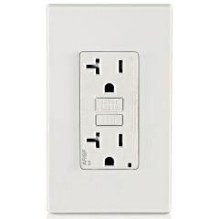 LEV AGTR2-W 2P 20A RECEPTACLE 20AMP DUAL FUNCTION RECEPT