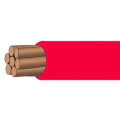 WIRE THW-8-RED-STRANDED