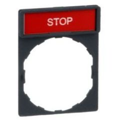 SQD ZBY2304 STOP LEGEND PLATE